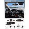 CAMECHO 4 Lens 1080P Mini Dash Cam, 4 Channel Motion