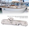 152mm/5.98in Straight Bow Chock Line Cleat Hardware 316 Stainless Steel