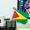 TSMD Guyana Stick Flag Guyanese Small Mini Hand Held Flags,5x8