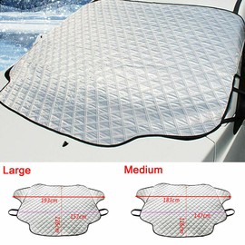 Baceyong Windscreen Cover Car Windscreen Cover - High-Performance Ultra Thick Protective Cover Snow Ice Frost Dust Water Resistant UV, Flexible Size 183 x 116 cm