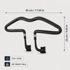 Universal Car Headrest Coat Hanger with Steel Frame & Soft