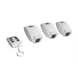 Smart Electrician Indoor Wireless Remote Control Plug-In Grounded Outlet 3 Pack with 80 ft. Range