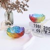 SWUAVD Flower Tray Resin Mold, 2Pcs Lotus Bowl Silicone Mold