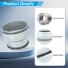 PATIKIL 5 Inch to 4 Inch Duct Reducer, Galvanized Steel