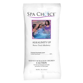 SpaChoice 1-Pound Premium Alkalinity Up, Alkalinity Increaser for Hot Tub, 100% Sodium Bicarbonate, Made in USA
