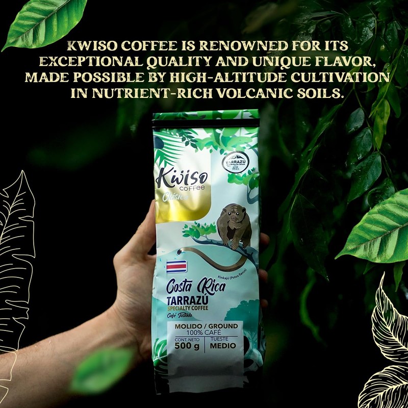 Kwiso Coffee Classic Tarrazu Costa Rica Single Origin 100% Arabica