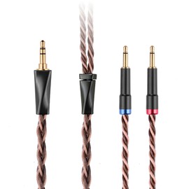 FAAEAL 8N OFC German Copper Cable Wire Compatible with Sony MDR Z1R MDR Z7M2 Hifiman HE400SE HE4XX Meze Audio Denon AH-D9200 Headphones 4.9ft 3.5mm