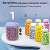 Pill Dispenser with 7 Large Compartments, Anti-Mixing Design, BPA-Free Pill