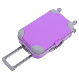 HEMOTON Mini Suitcase Case Girl Doll Suitcase Doll Luggage Doll Clothes Storage Dollhouse Miniature Suitcase Doll Travel Suitcase Tiny Suitcase Luggage Toy Model Suitcase Toy Suitcase Abs
