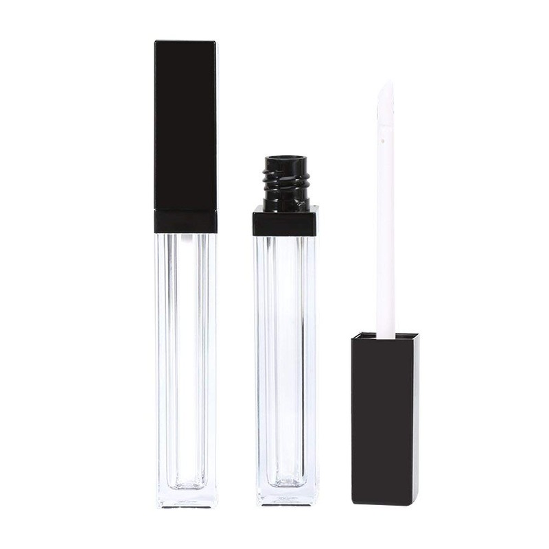 TOPINCN 5ml/pcs Bottle Tube Lip Gloss Bottle Plastic Tube Lip