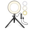 Vivitar LED Ring Light 6 Inch, Selfie Light with Adjustable