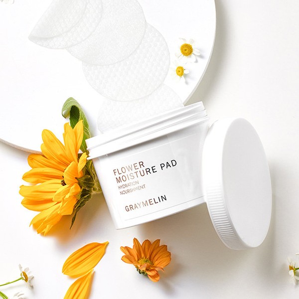 Greymelin [Photo review 1,000P] Flower water moisturizing pad 70 sheets,
