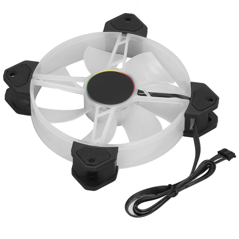 6pcs Computer Case Fan 120mm Ultra Quiet Adjustable Color RGB