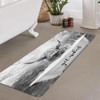 Boziqr Get Naked Bath Mat, Funny Cow Soft Bathroom Rugs,