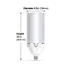 Feit Electric LED Garage Light, 4 Panel Adjustable Screw-in LED