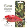 Floating Crankbait Lures Lifelike Artificial - Medium Hot Cray Crankbait