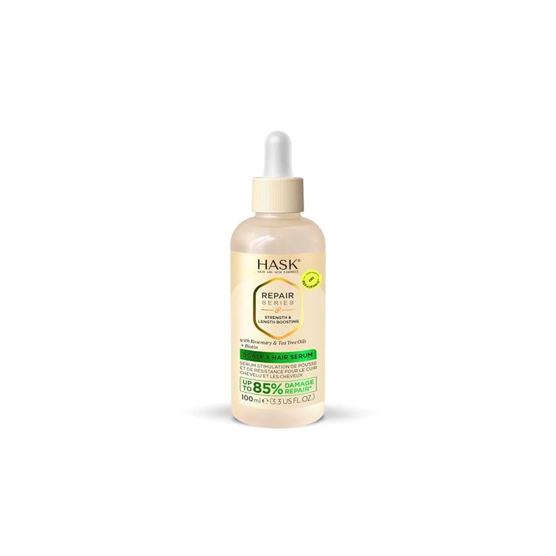 HASK, Longer & Stronger, Suero Capilar, Fortalece y Engrosa el