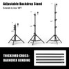 10x20FT Backdrop Support Stand for Photography，Adjustable Width & Length Backdrop