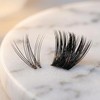 708 Pieces Cluster Lashes Kit, 30-40-50-60-80-100D Fluffy Russian Lashes Extensions,