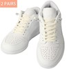 7STROBBS 2 PAIRS No Tie Elastic Laces, 8MM Easy Shoelaces