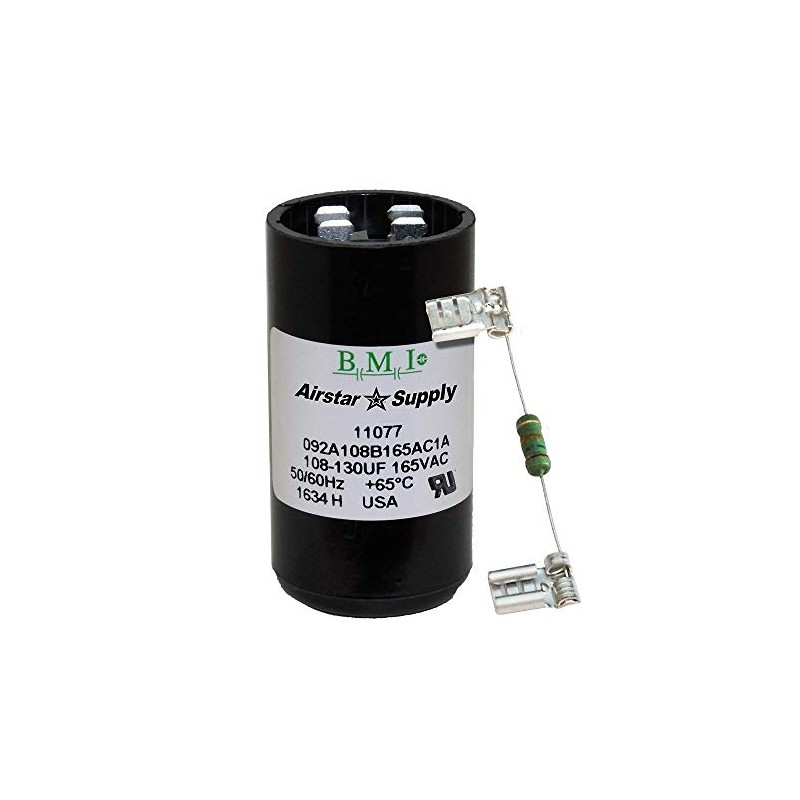 108-130 uF x 165 VAC - BMI/USA Start Capacitor #