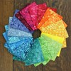 LoudElephant Cotton Tie Dye Fabric Bundle - Fat Quarter -