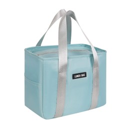 Lonchera Portátil Reutilizable Lonchera Termica para Adulto Bolsa de Almuerzo Gran Capacidad Comida Bolsa de Almuerzo Aislada Impermeable y Ligera Hielera Aislante Tela Oxford Lunch Bag