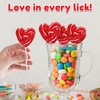 Red Heart Swirl Lollipops - 24 Candy Suckers Individually Wrapped