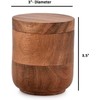 NIRMAN Acacia Wood Wooden Jewelry Boxes, Wedding Ring Jewelry Boxes