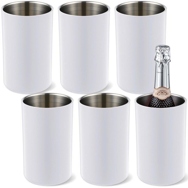 Potchen 6 Pack Wine Chiller Bucket Wine Bottles Cooler Bulk,