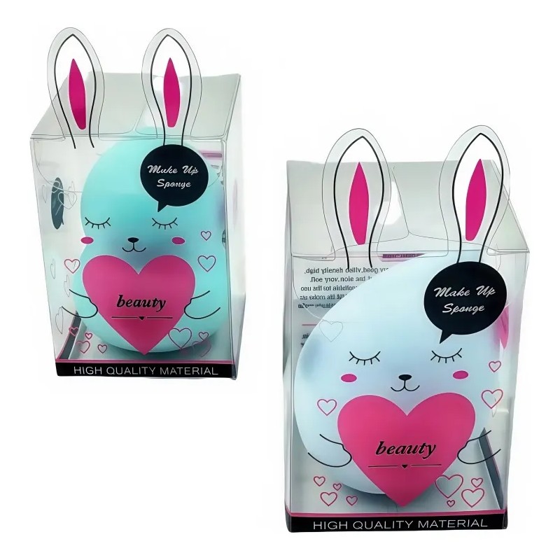 4 Esponjas De Maquillaje Beauty Blender En Estuche Bonito
