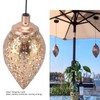 Solar Powered Patio Lamp LED Hanging Light Retro Decorative Lantern