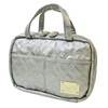 At First AF8338 Makeup Pouch, Cosmetics Bag with Brush Holder,