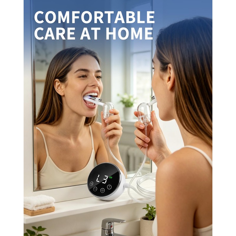 Tonsil Stone Remover, Electric Tonsil Stone Vacuum Removal Kit with
