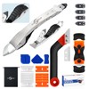 EVOHONOUR Silicone Caulking Tool Kit, Stainless Steel Caulk Remover Tool,