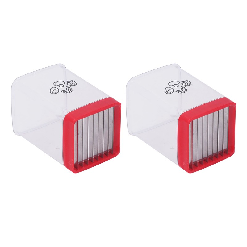 Fruit and Vegetable Speed Cutter with Push Plate Stainless Steel