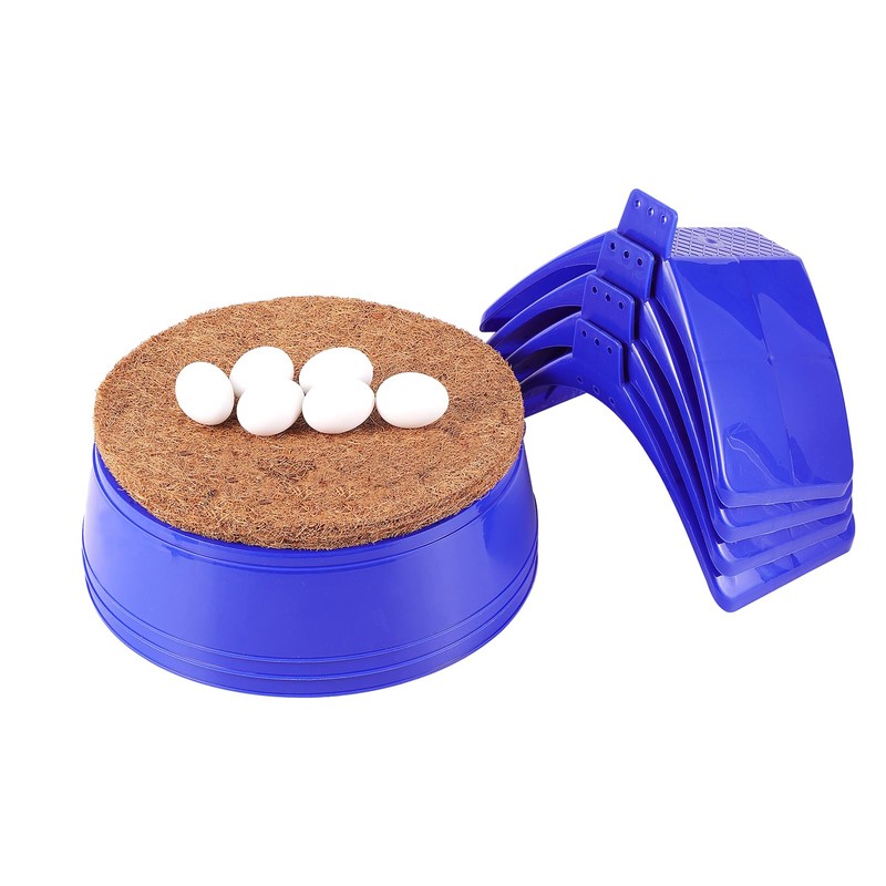 FULAIERGD Pigeon Supplies Set,3Pcs Bird Breeding Nest Bird Eggs Mat,4