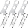 6 Herramientas de Conector de Panel Solar Llave Inglesa de