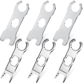 6 Herramientas de Conector de Panel Solar Llave Inglesa de Metal Herramienta de Extracción de Desconexión Fotovoltaica de Prensar para Panel Solar Cable Alambre Conector Asamblea Desmontaje
