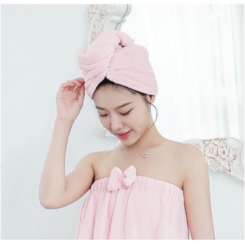 Housoutil Toalla de Microfibra para Secado Rápido de Cabello, Absorbente