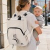 vosmles Diaper Bag Backpack with Changing Pad, Wet Dry Bag,