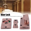 Partition Door Lock with Handle Public Toilet Restroom Bolt Lock