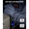 SOOWAY Biometric Gun Safe for Pistols, Single Mount Bedside Pistol