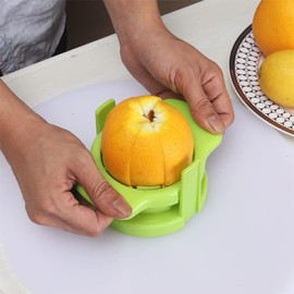 meine 1PC Creative Lemon Lime Orange Slicer Wedger Cutter in Seconds Squeezer Fruit Lemon Press Splitter, Color Random