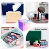 GRETJOB Rainbow Disposable Facial Towel Storage Box, Clear Acrylic Makeup