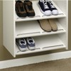 Easy Track Shoe Shelves Closet Storage, 24" - 3 Pack,