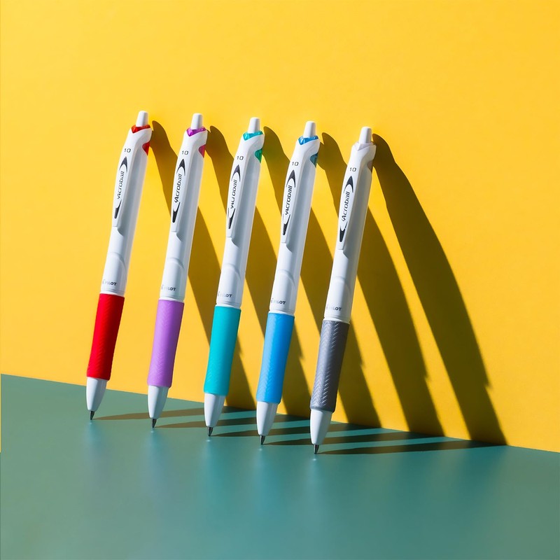 Pilot Acroball Pure White Retractable Ballpoint Pen - Begreen Range
