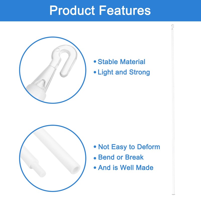 sourcing map 2Pcs 35" Blinds Wand Replacement, Blinds Tilt Wand