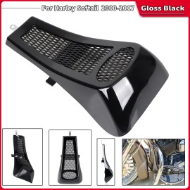 Unbranded Vivid Black Chin Spoiler Scoop For Harley Softail Fatboy Breakout FXSTB FXSTS US