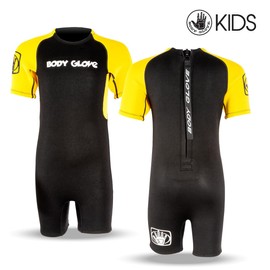 Body Glove Kind Pro 3 2.2 mm Back Zip Spring Wetsuit Performance, Unisex, Black
